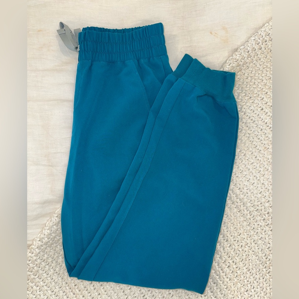 FIGS TEAL HIGHWAISTED JOGGERS